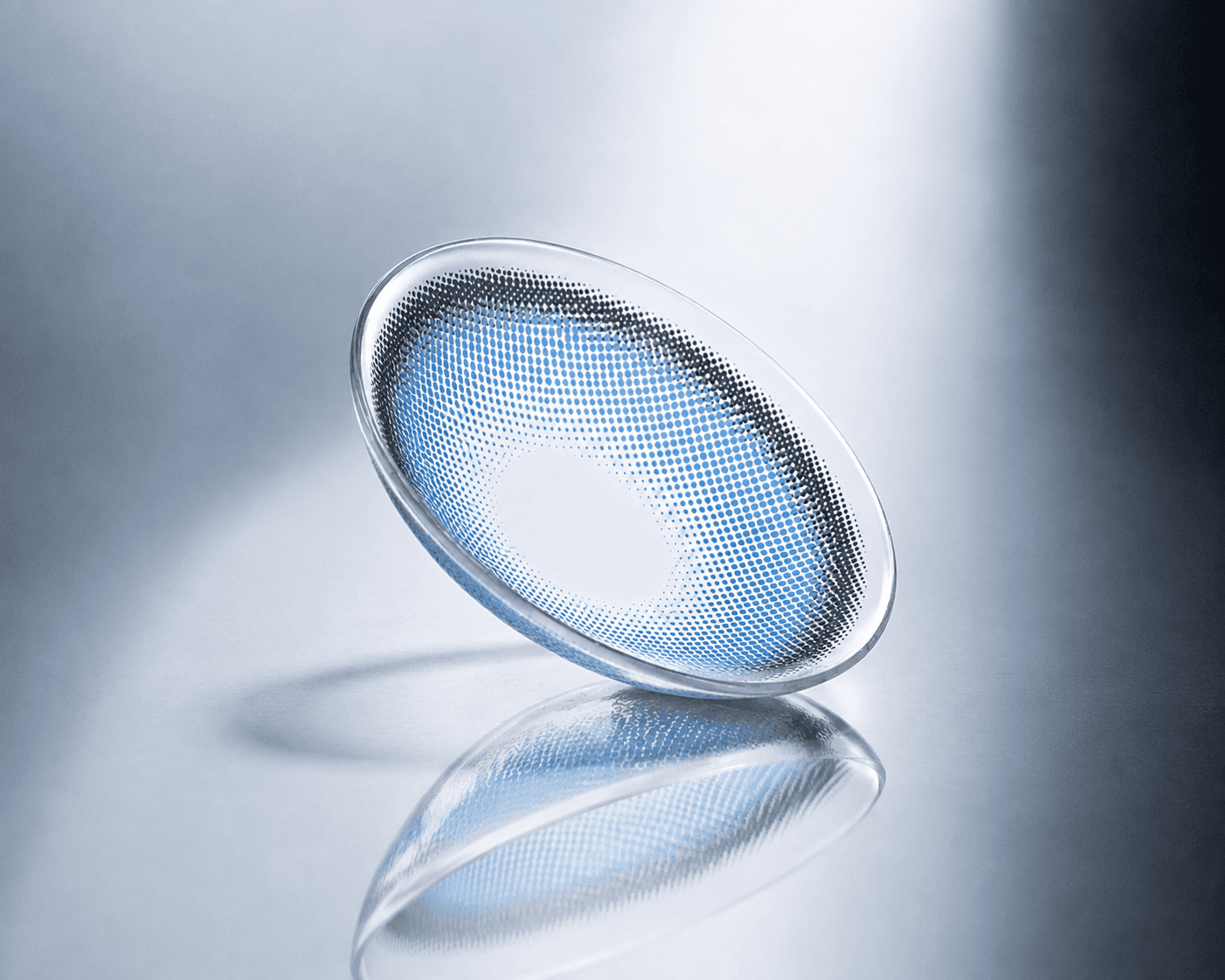 Lentilles colorées à 2 tons