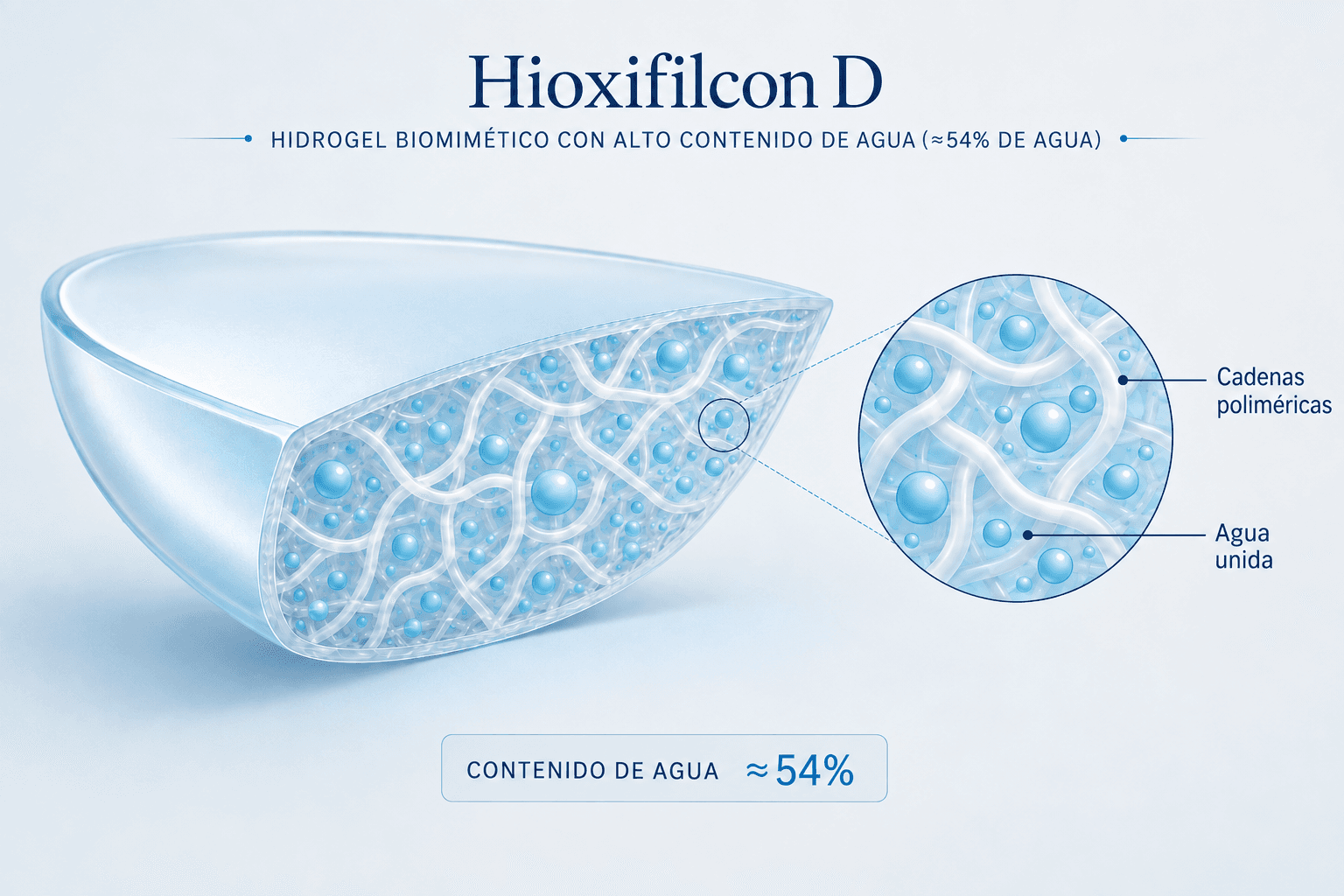 Hioxifilcon D — Dibujo técnico